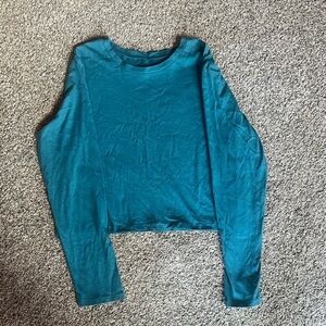Long Sleeve Cropped Shirt